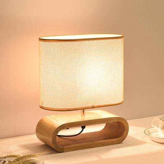 Nordic bedroom bedside decoration table lamp modern minimalist creative personality fashion warmth living room study wooden table lamp