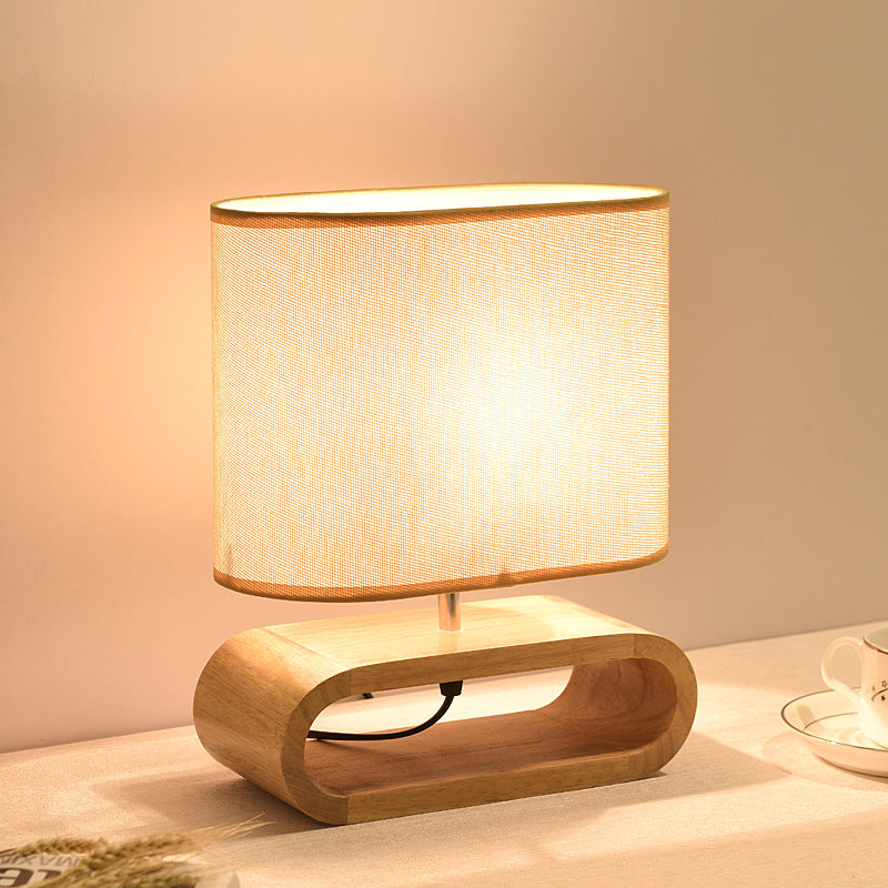 Nordic bedroom bedside decoration table lamp modern minimalist creative personality fashion warmth living room study wooden table lamp