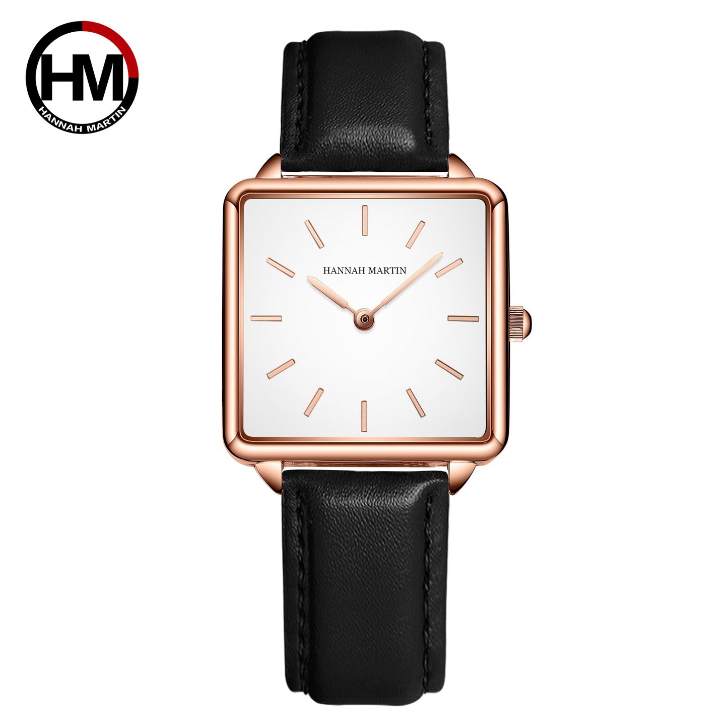 Women Rose Gold Simple Fashion Casual Brand Wristwatch Luxury Lady Square Watches
