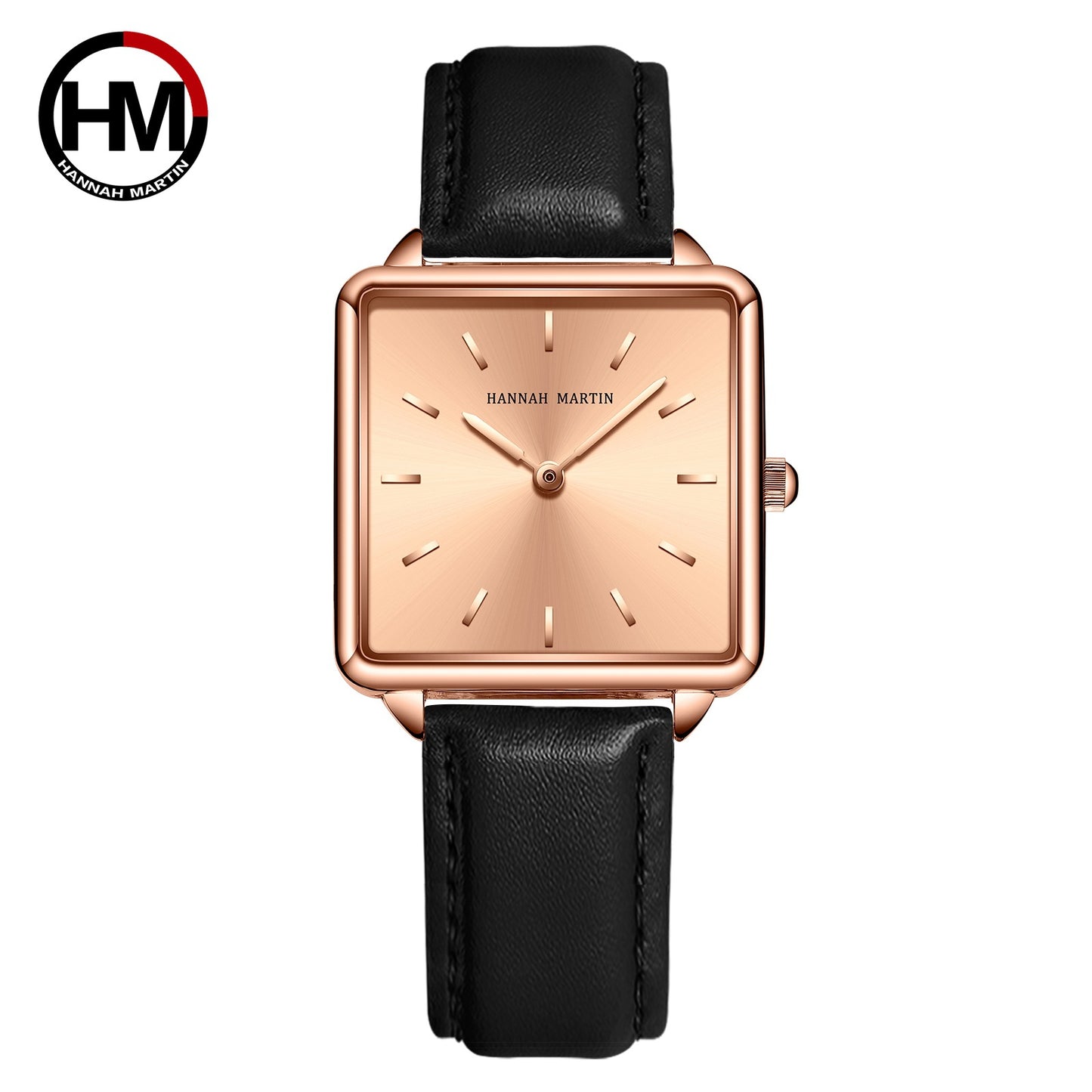 Women Rose Gold Simple Fashion Casual Brand Wristwatch Luxury Lady Square Watches