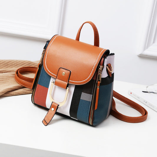 fashion lady version 2020 casual backpack pu soft leather tide bag wild new shoulder bag female whole