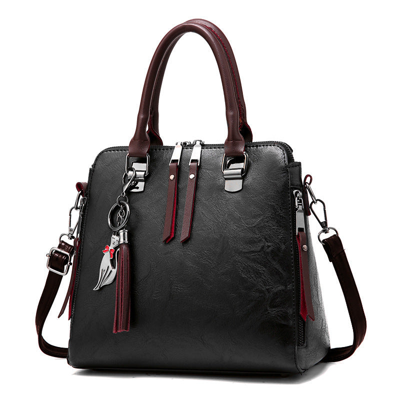 handbags shoulder messenger bag fashion tassels tide middle-aged bag