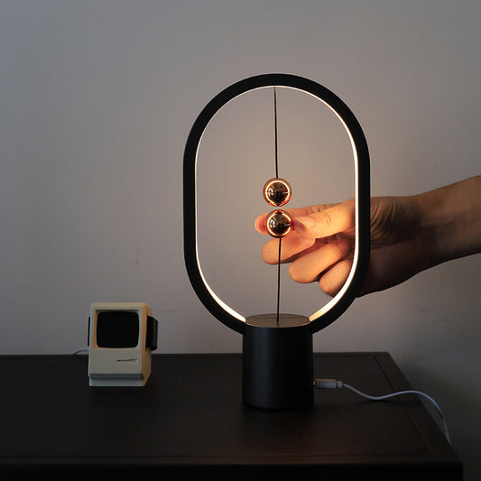 Balance light mini smart magnetic switch USB charging night light suspended LED bedroom bedside atmosphere table lamp