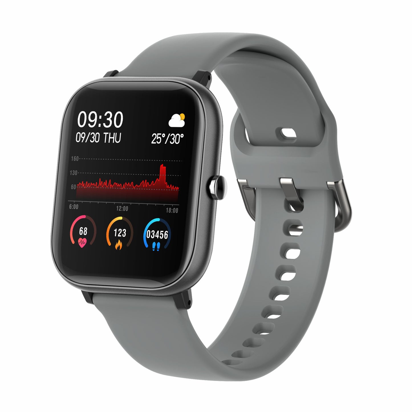 The new P20 smart bracelet heart rate blood pressure sleep detection multi-sports pedometer IP68 waterproof full touch Bluetooth watch