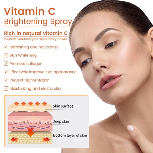 EELHOE Vitamin C Moisturizing Spray Moisturizes the skin, fades acne spots, rejuvenates the skin and whitens the spray