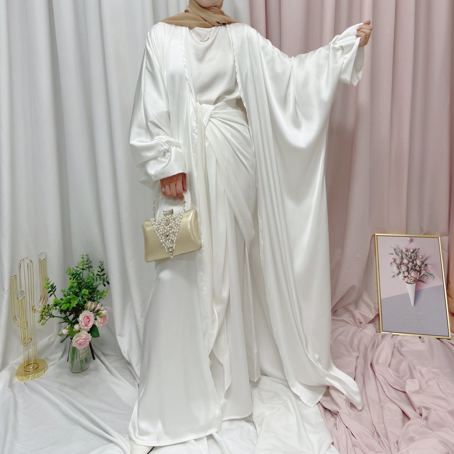 Loriya  Puff Sleeve Cardigan, 2022 Summer Europe and America Dubai Elegant Dress LR490