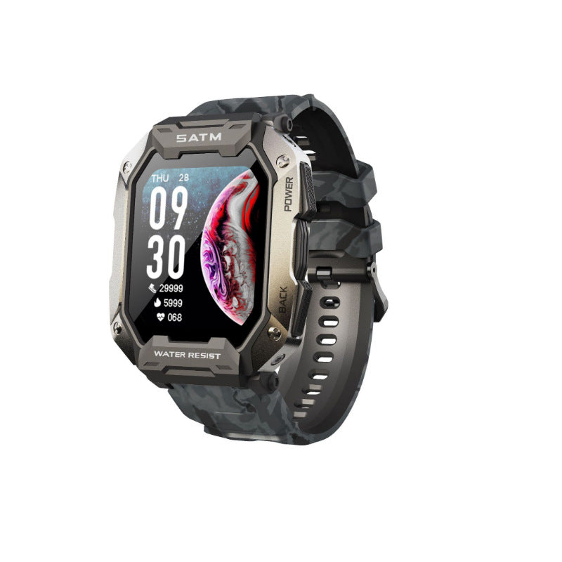 The new C20 three-proof sports smart watch 1.71 inch multi-scene sports mode weather music 5ATM