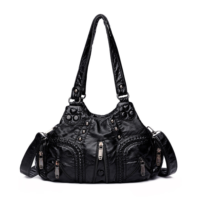bag fashion solid color women's one-shoulder handbag wholesale cross-border hot sale women's bag new
