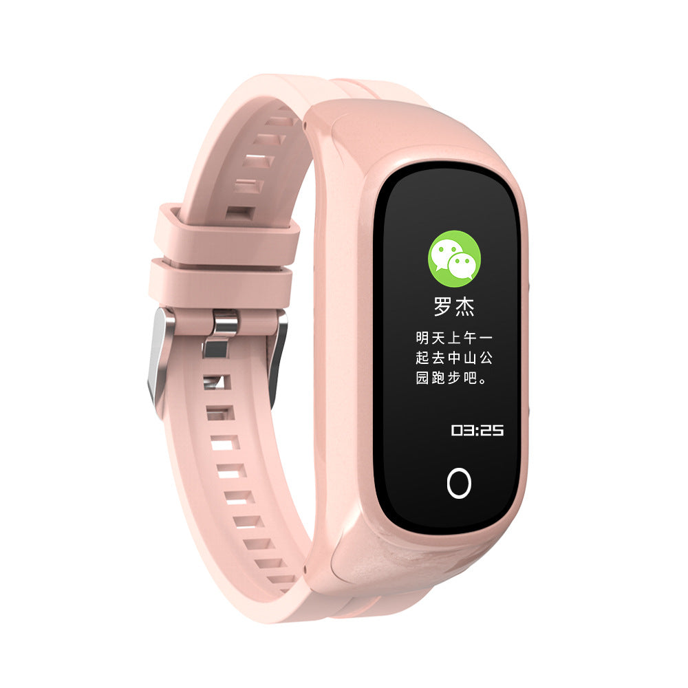 N8 smart bracelet Bluetooth headset two-in-one heart rate health monitoring Bluetooth call wireless headset sports wholesale